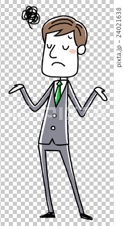 ビジネスマン:困る ビジネスマン:困る 24021638