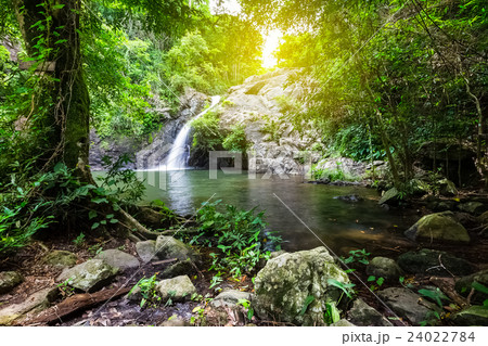 scenic at Jedkot waterfall in Thailand 24022784