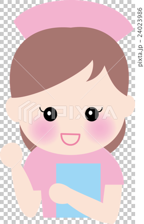 看護師　女性ナース　グー　ガッツ　笑顔 24023986