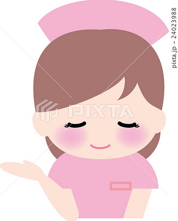 看護師 女性ナース 案内笑顔 看護師 女性ナース 案内笑顔 24023988
