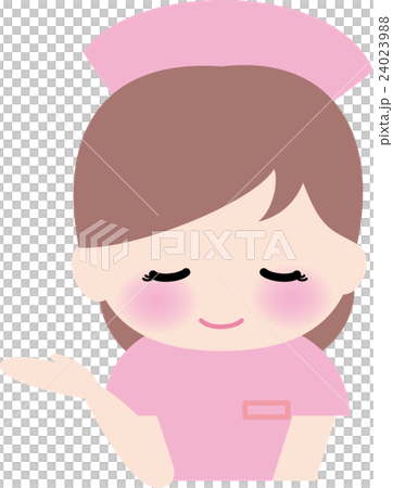 看護師 女性ナース 案内笑顔 看護師 女性ナース 案内笑顔 24023988