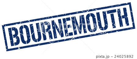 Bournemouth blue square stamp Bournemouth blue square stamp 24025892