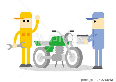 バイクのバッテリー交換 24026648