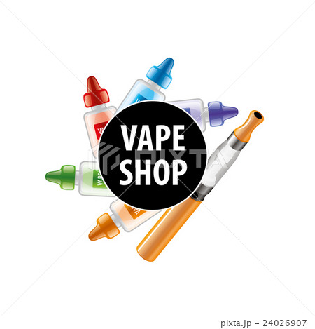 vector logo for the shop of electronic cigarettes 24026907