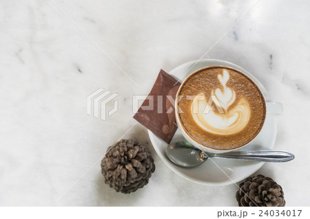 hot fresh coffee in cup 24034017