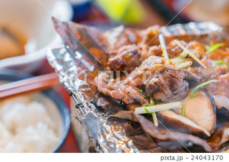 Traditional Japanese breakfast of Takayama,Japan 24043170