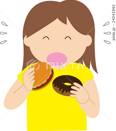 食べまくる女性 24043992