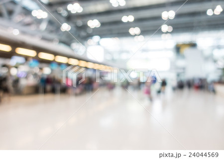 Abstract blur airport interior 24044569