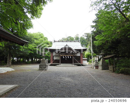 八幡神社の対面石の写真素材