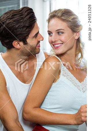 Couple looking at each other Couple looking at each other 24051326