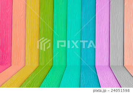colorful of artificial wood with a pastel colored 24051598