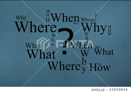 Question mark and words Question mark and words 24056644