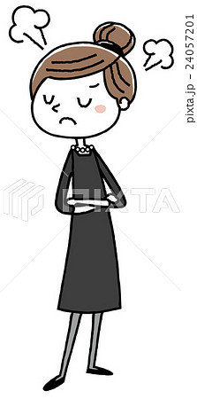 喪服を着た女性:怒る 喪服を着た女性:怒る 24057201
