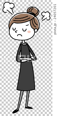 喪服を着た女性:怒る 喪服を着た女性:怒る 24057201