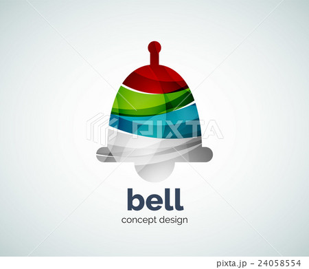 Vector Christmas bell logo template Vector Christmas bell logo template 24058554