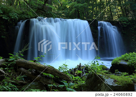 夏の奥入瀬渓流 銚子大滝 夏の奥入瀬渓流 銚子大滝 24060892