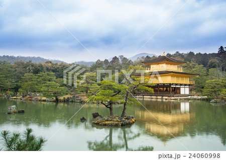 Kinkakuji Temple Famous Golden Pavilion in Kyoto 24060998