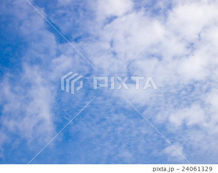 Clear blue sky with white cloud background Clear blue sky with white cloud background 24061329