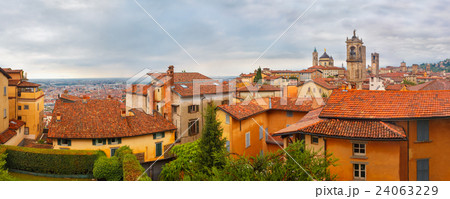 Upper town Citta alta, Bergamo, Lombardy, Italy 24063229
