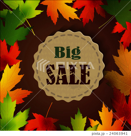 Maple leaf frame for seasonal sales Maple leaf frame for seasonal sales 24063941