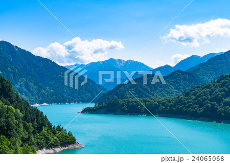 【富山県】黒部湖【夏】 24065068