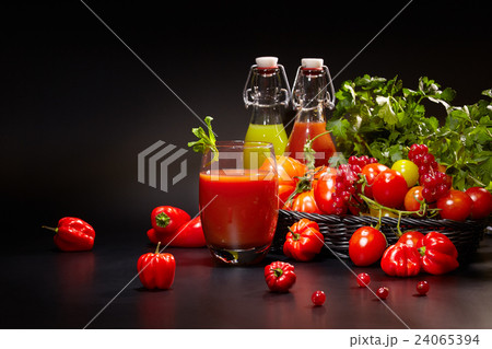 fresh juice, mix vegetable, tomato drinks fresh juice, mix vegetable, tomato drinks 24065394