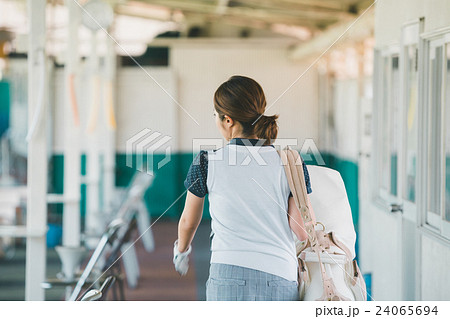 Japanese woman golfer , housewife 24065694