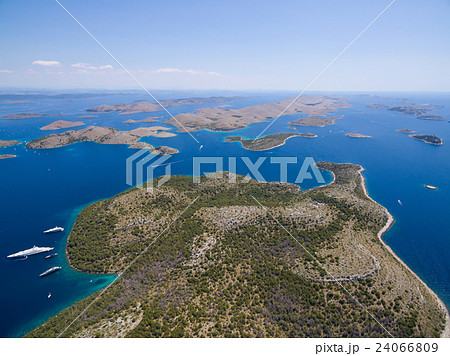 aerial view of the National park Kornati. aerial view of the National park Kornati. 24066809