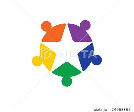 Adoption and community care Logo template	 24068365