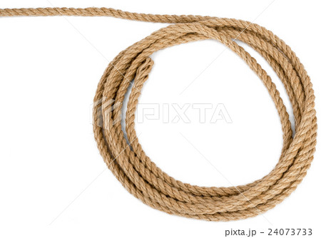 Rope loop isolated on white background 24073733