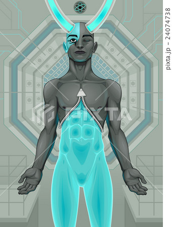 Opening the gate Opening the gate 24074738