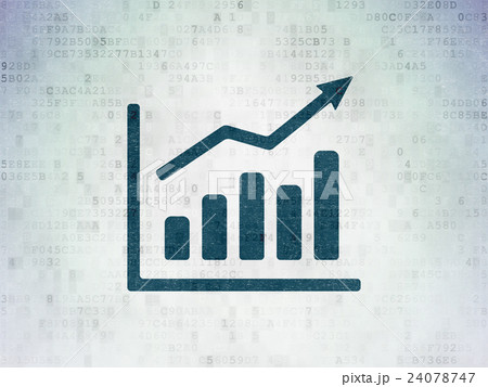 Finance concept: Growth Graph on Digital Data Finance concept: Growth Graph on Digital Data 24078747