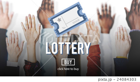Lottery Betting Luck Money Payoff Prize Scratch Concept 24084303