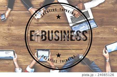 E-Business Commerce Data Digital E-Mail Internet Concept 24085126