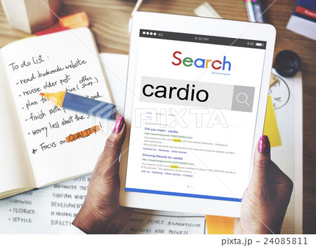 Cardio Exercise Fitness Wellbeing Concept Cardio Exercise Fitness Wellbeing Concept 24085811