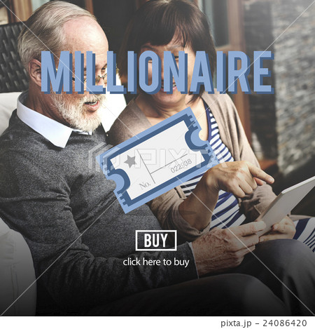 Millionaire Prize Ticket Lottery Concept 24086420