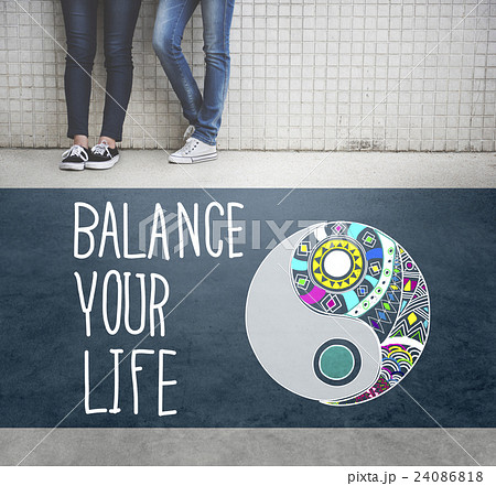Balance Your Life Stability Work-Life Concept Balance Your Life Stability Work-Life Concept 24086818