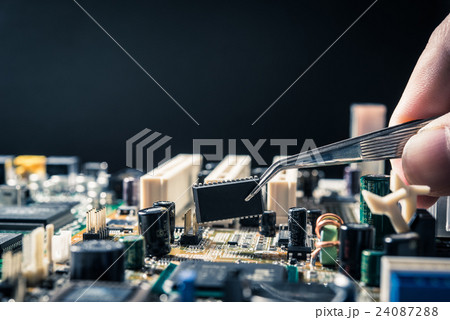 マザーボード,コンピューターのチップ 24087288