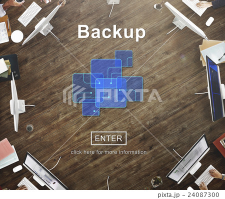 Backup Data Storage Database Restore Safety Security Concept 24087300