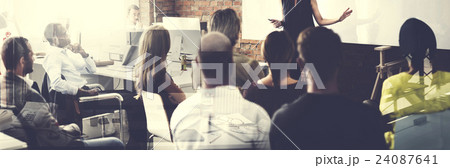 Speaker Seminar Corporate Business Meeting Concept 24087641