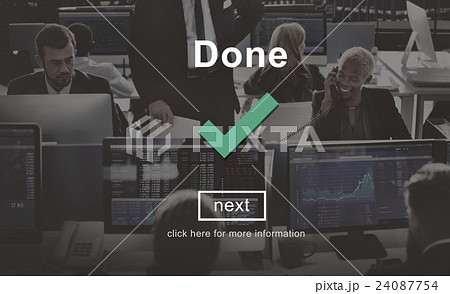 Done Achievement Finished Goal Positive Ready Concept Done Achievement Finished Goal Positive Ready Concept 24087754