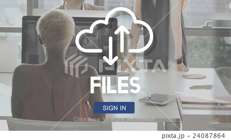 Files Documents Digital Assets Online Website Concept 24087864