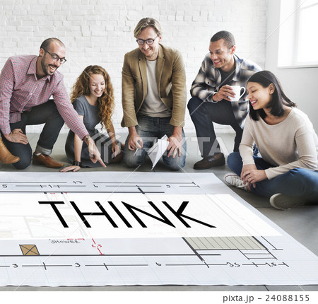Think Thinking Thoughtful Thoughts Ideas Mind Concept 24088155