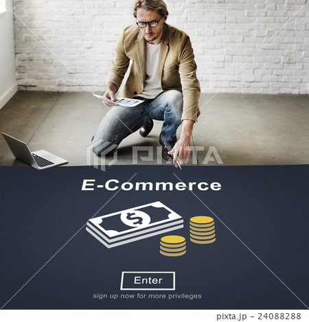 Ecommerce Market Transaction Online Concept 24088288
