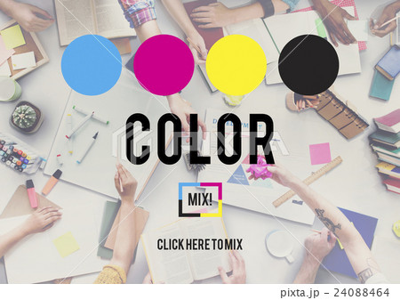 CMYK Color Printing Color Model Creative Concept 24088464
