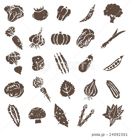 野菜イラストセット アイコン 野菜イラストセット アイコン 24092301