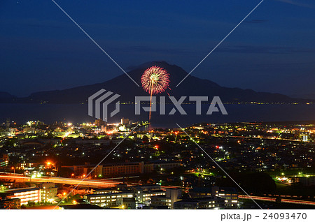 鹿児島の夜景 24093470