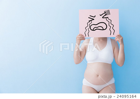 Fat overweight woman body 24095164