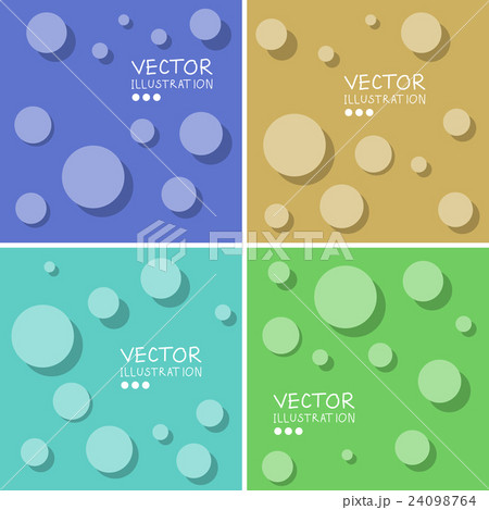 Circle modern business design template. 24098764