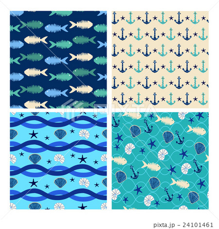 background blue marine seamless patterns background blue marine seamless patterns 24101461